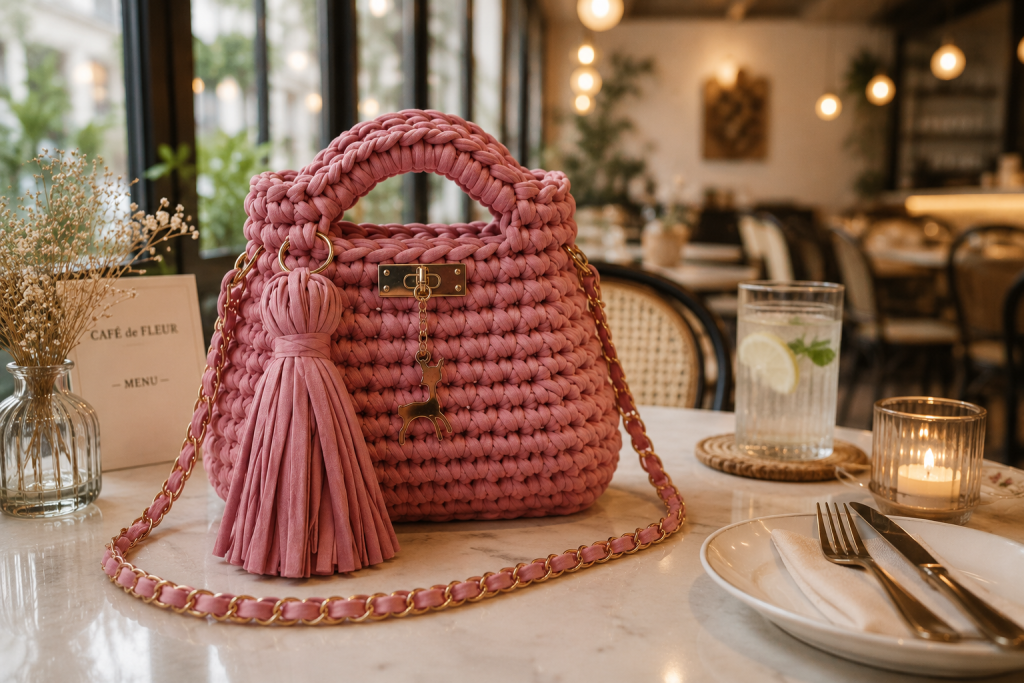 handmade chunky bag