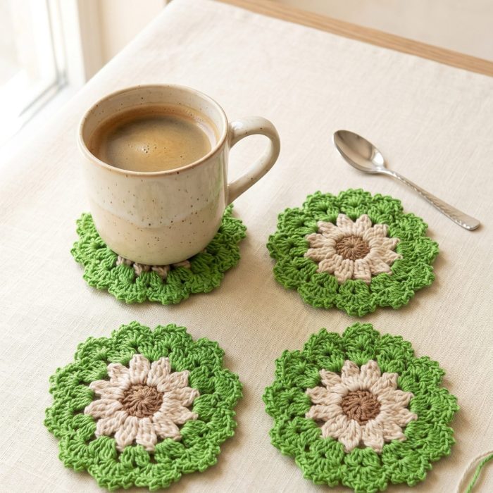 Daisy Coaster Set