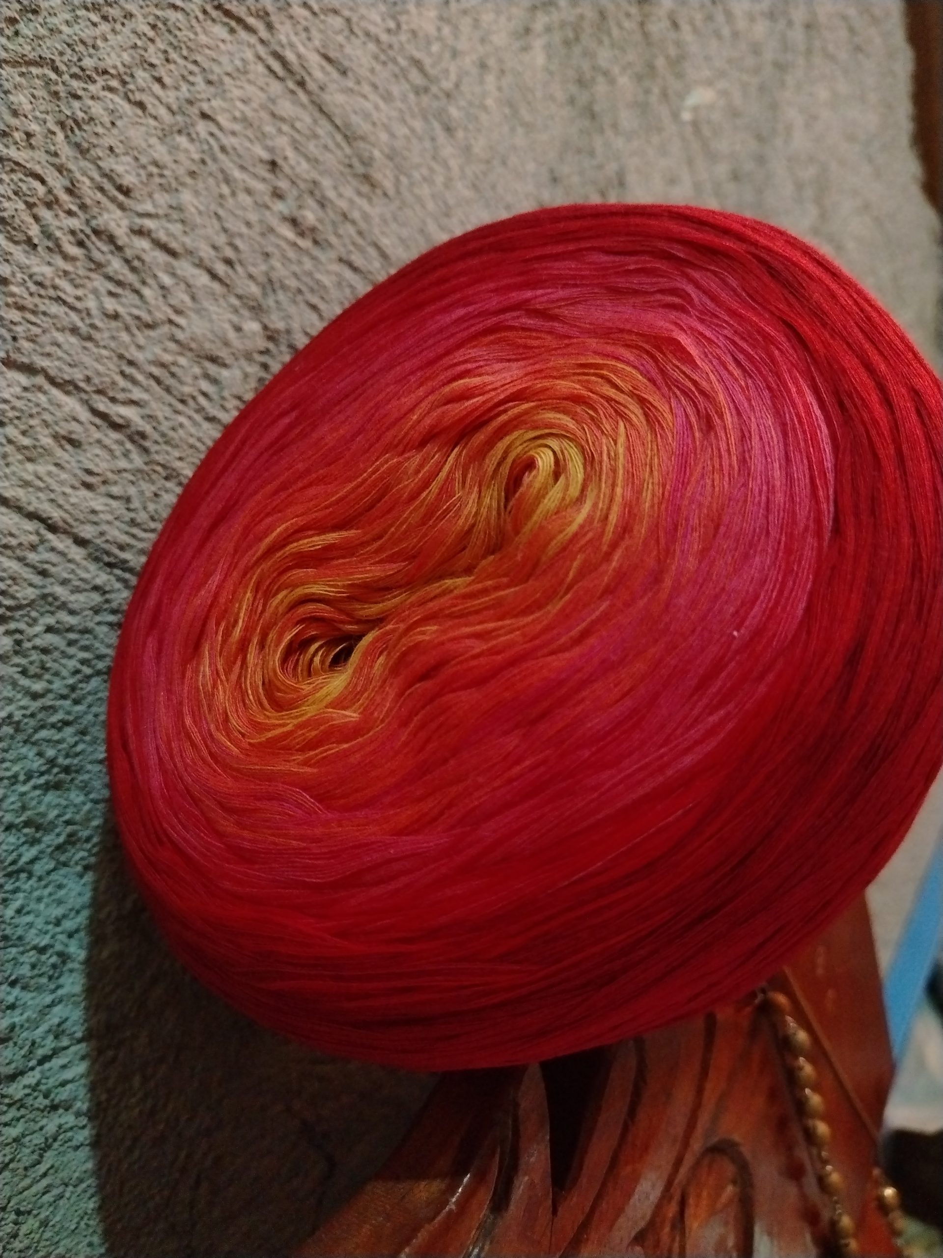 rogue ember 12 ply fine cotton yarn, yarn stash