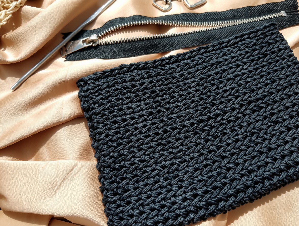 wrist pouch in the making
