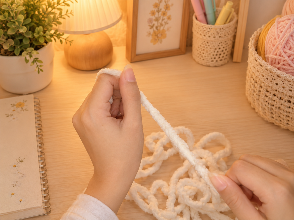 kids learn to crochet by hand and frog! 