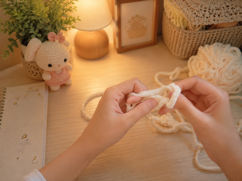 kids learn to crochet by hand